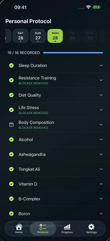 Dr. Testo: the daily habits of a personal protocol
